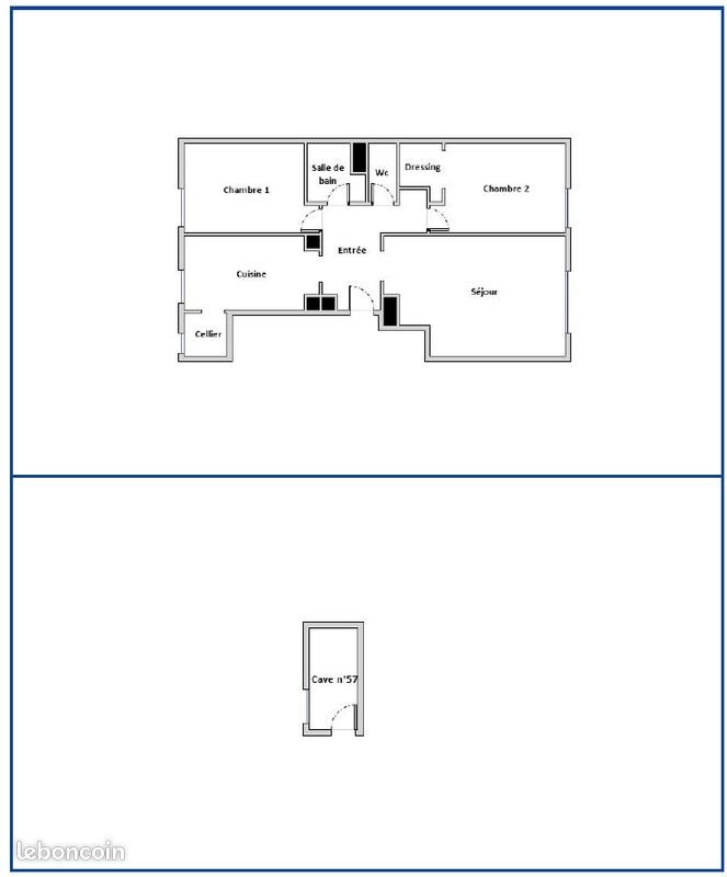 Appartement à vendre, 57m², Versailles