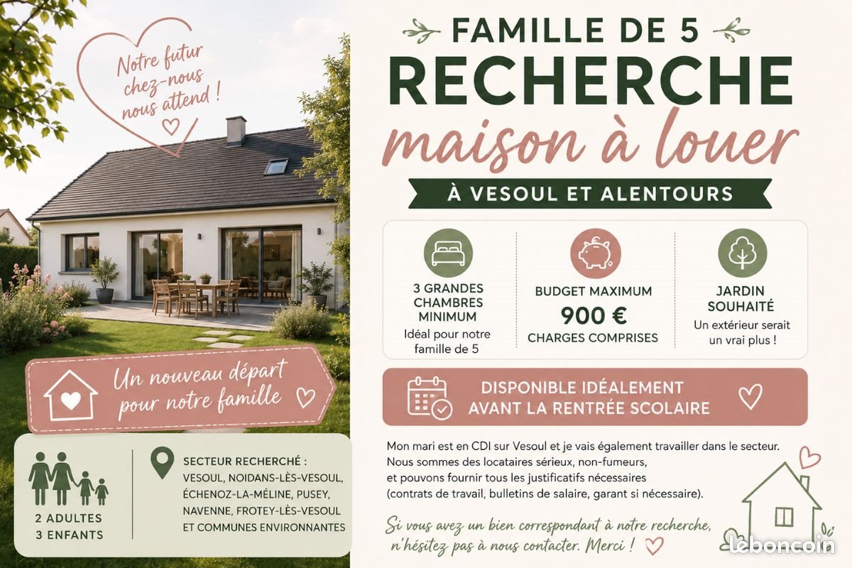Maison à louer, 100m², Vesoul