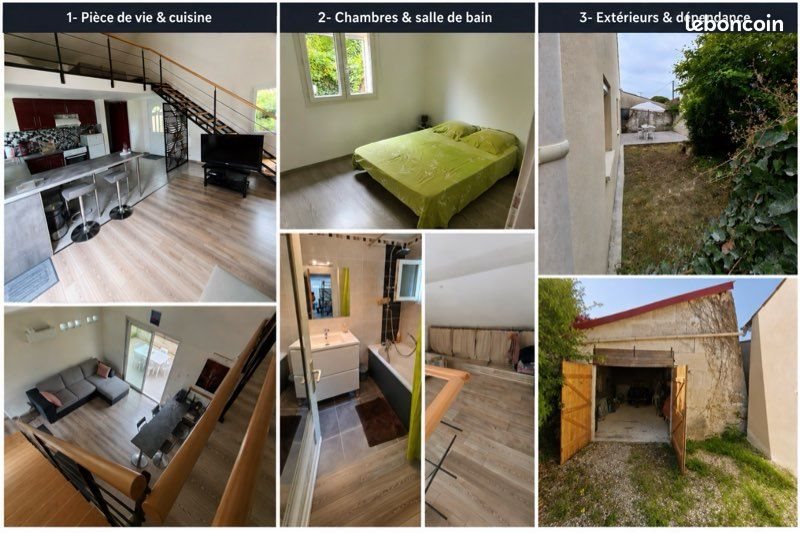 Maison à louer, 70m², Chaniers