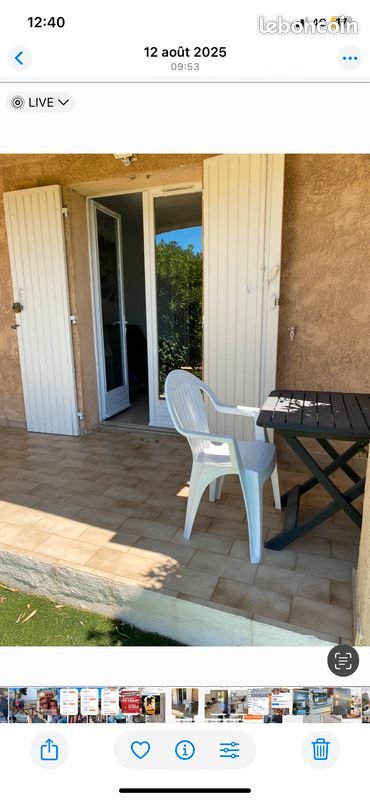 Appartement à louer, 28m², Sausset-les-Pins