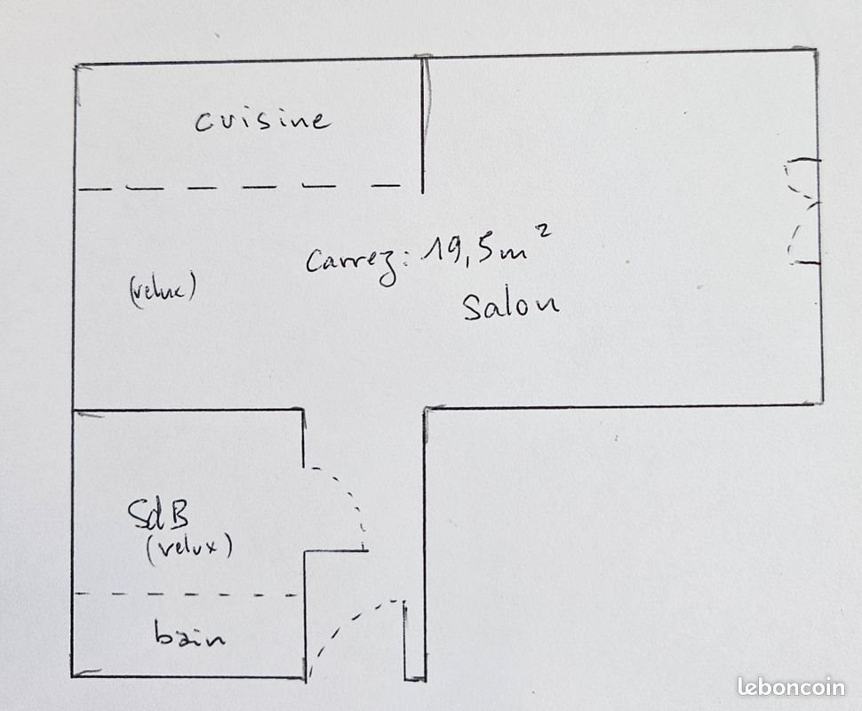 Appartement à louer, 19m², Clamart