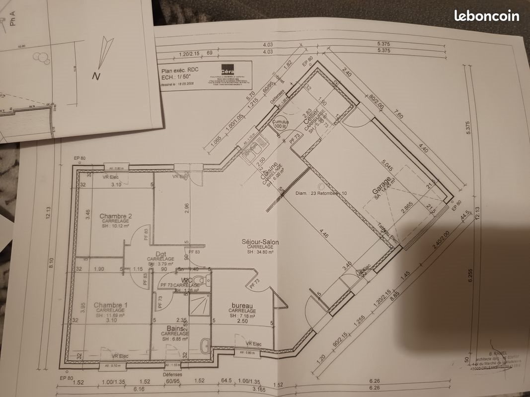 Maison à vendre, 88m², Neuville-sur-Brenne