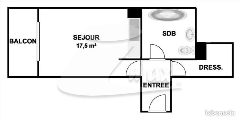 Appartement à louer, 28m², Levallois-Perret