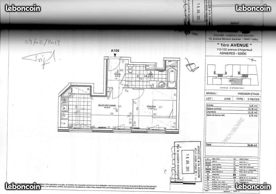Appartement à vendre, 39m², Asnières-sur-Seine