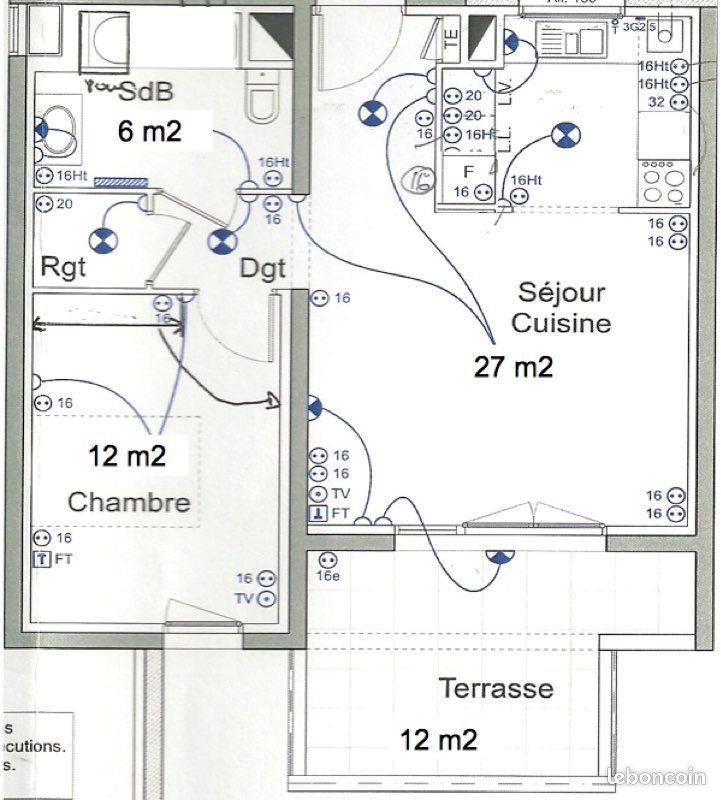 Appartement à louer, 49m², Montélimar