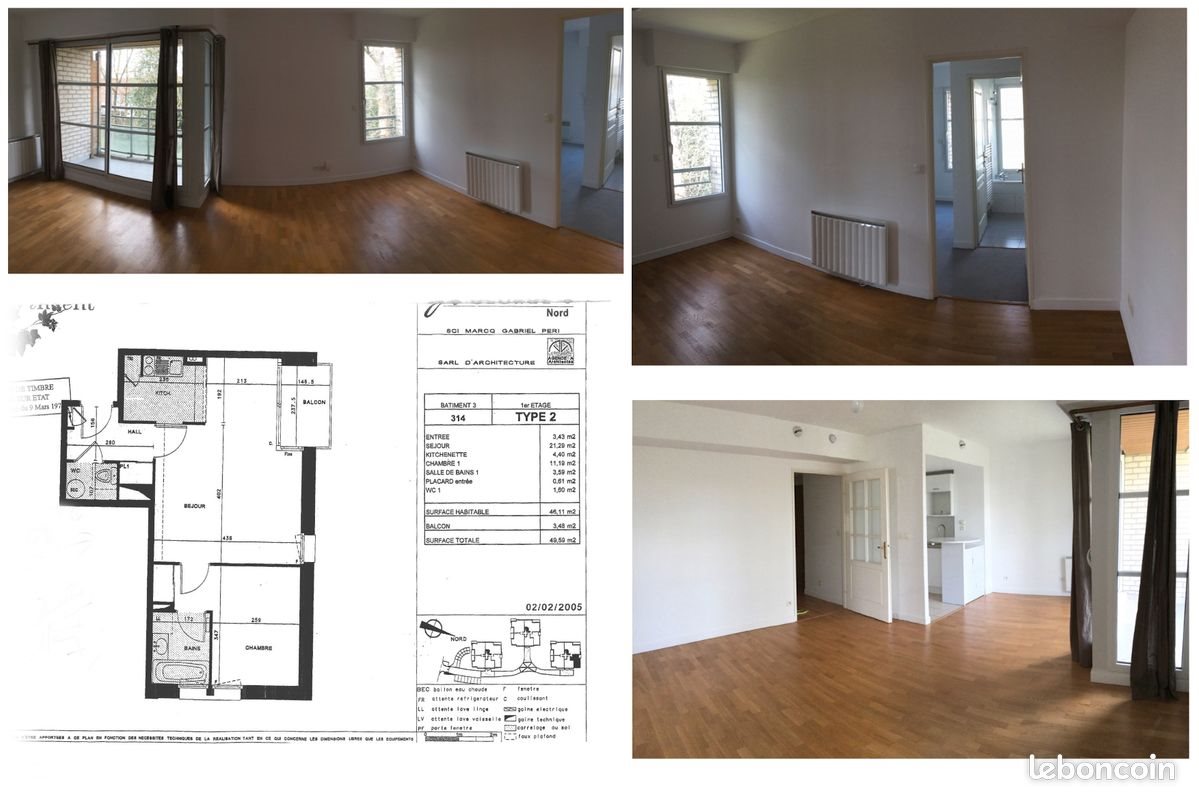 Appartement à louer, 47m², Marcq-en-Baroeul