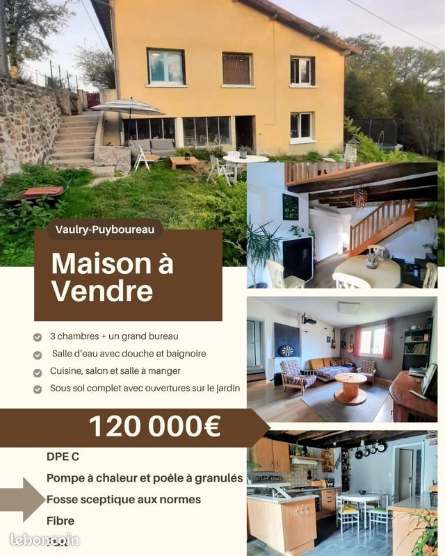 Maison à vendre, 117m², Vaulry