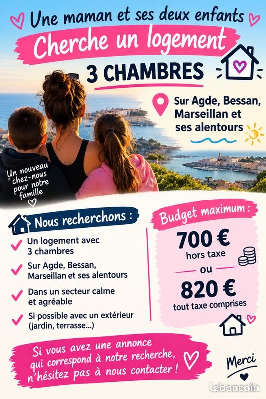 Maison à louer, 80m², Agde (Cap d'Agde)
