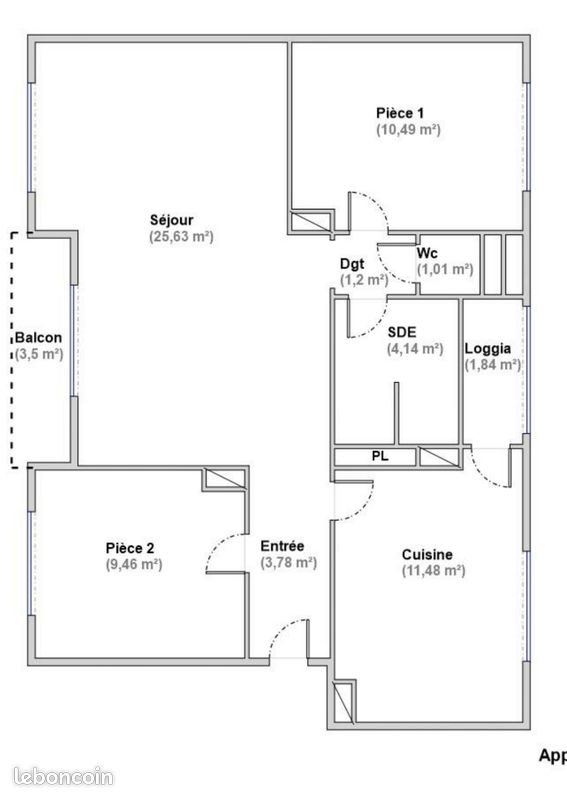 Appartement à vendre, 68m², Strasbourg