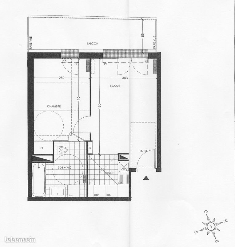 Appartement à vendre, 40m², Fleury-Mérogis
