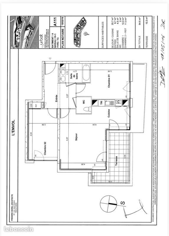 Appartement à louer, 65m², Cornebarrieu