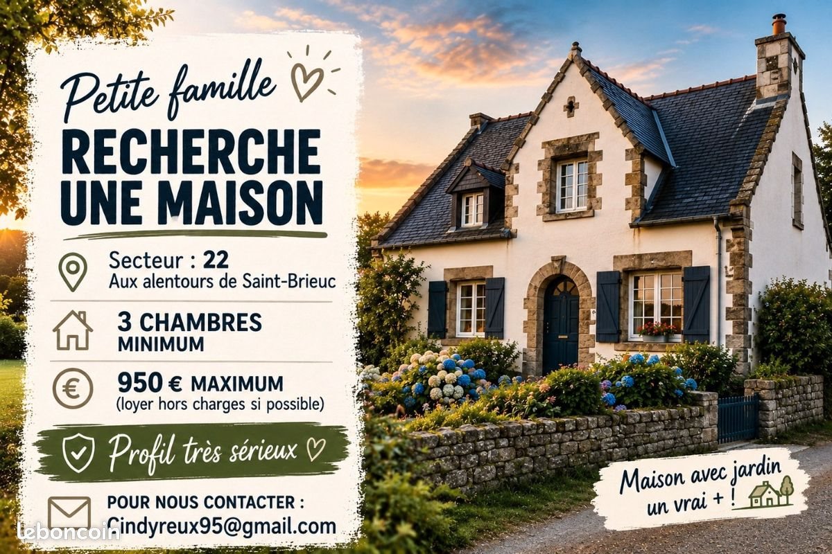 Maison à louer, 500m², Plédran
