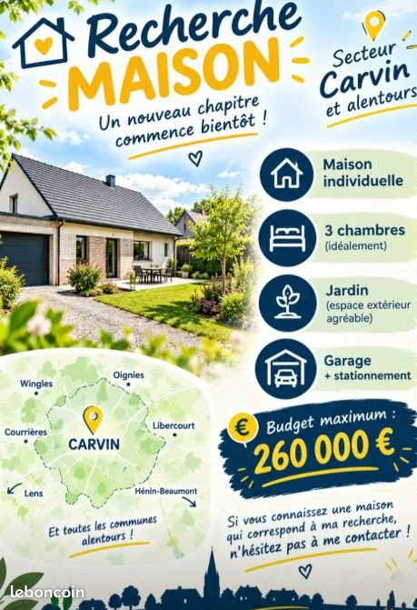 Maison à vendre, 120m², Carvin