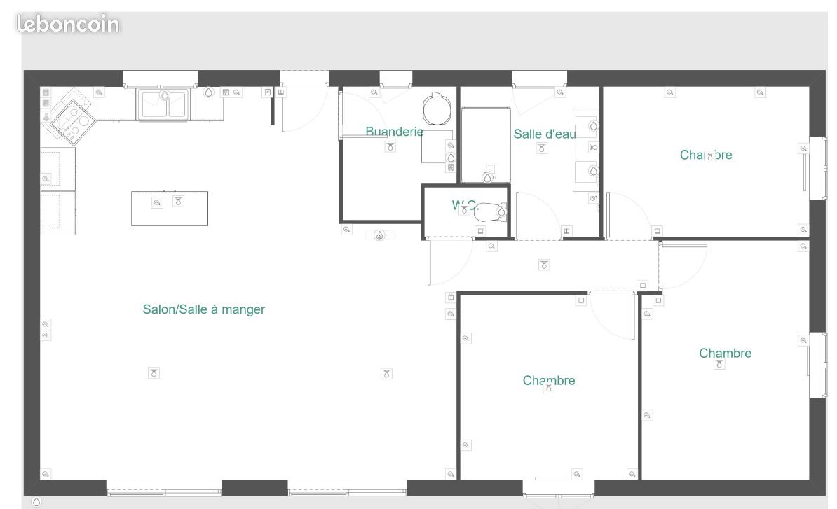 Maison à vendre, 99m², Ternant