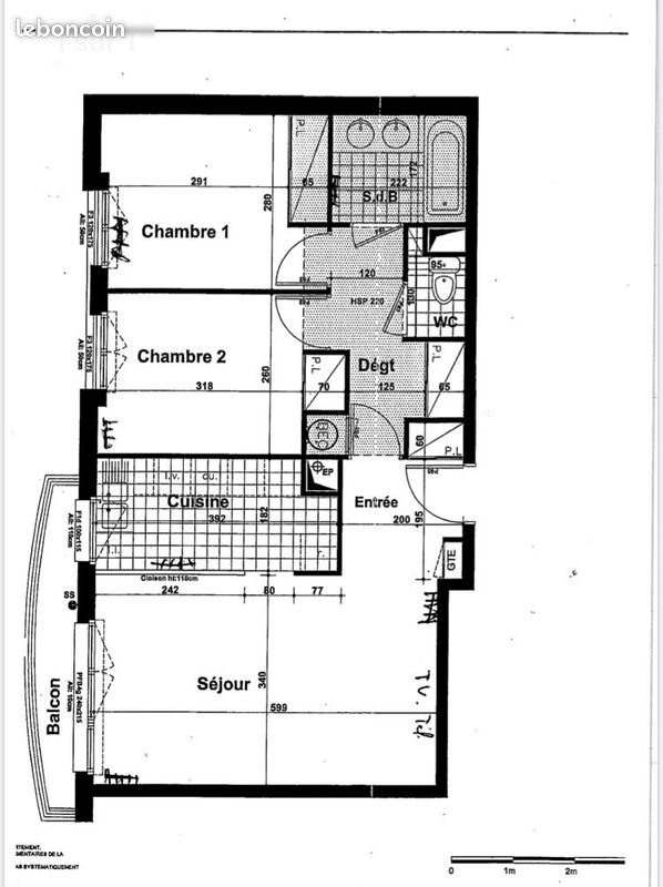 Appartement à louer, 61m², Colombes