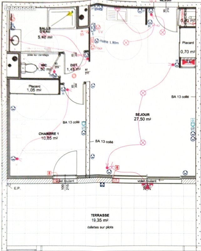 Appartement à louer, 50m², Romans-sur-Isère