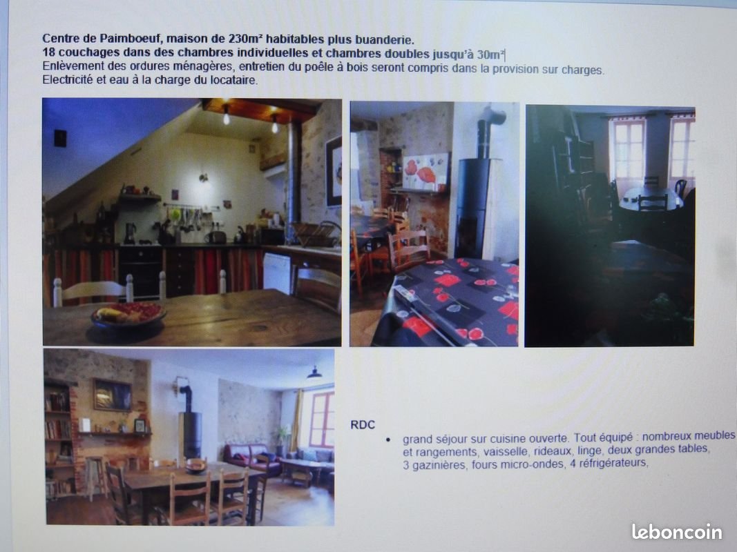 Maison à louer, 230m², Paimboeuf