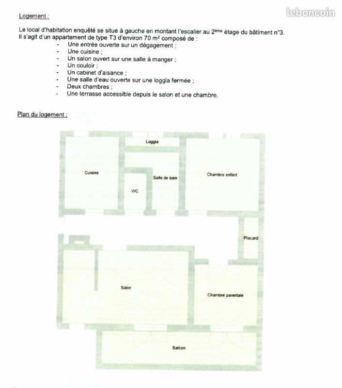 Appartement à louer, 70m², Orange