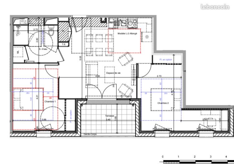 Appartement à louer, 63m², Chalonnes-sur-Loire