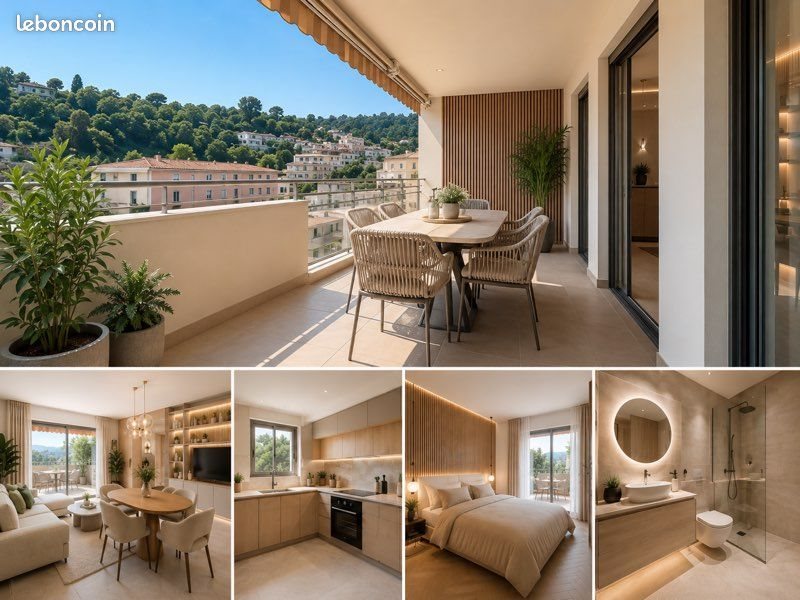 Appartement à louer, 48m², Menton
