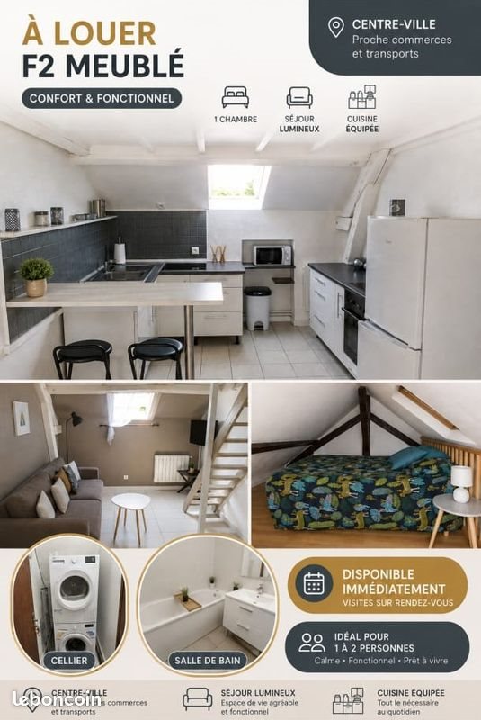Appartement à louer, 38m², Chambly
