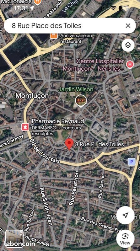 Appartement à vendre, 56m², Montluçon
