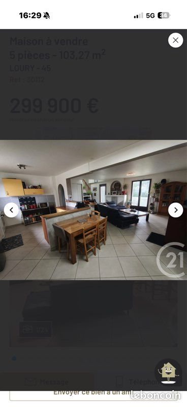 Maison à vendre, 106m², Loury