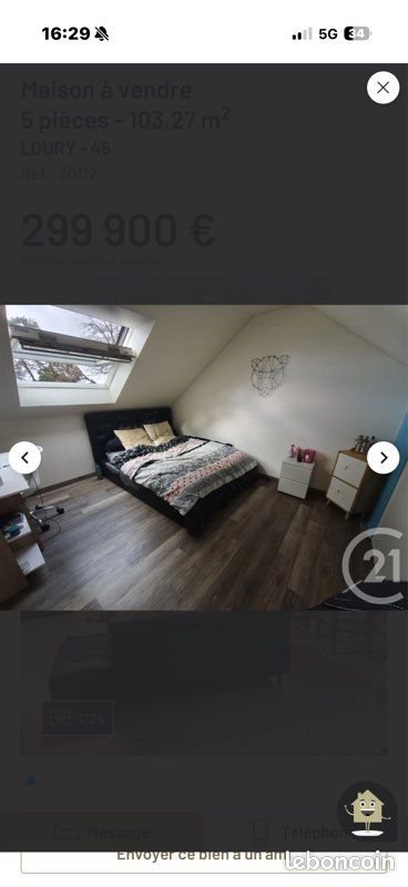 Maison à vendre, 106m², Loury