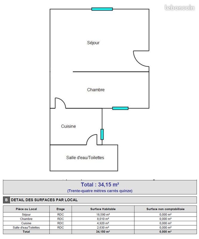 Appartement à vendre, 34m², Montpellier