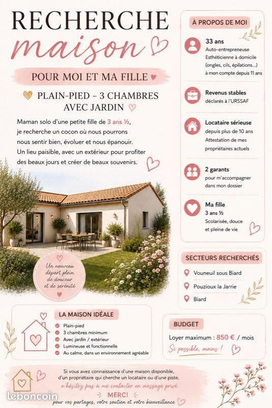 Maison à louer, 90m², Vouneuil-sous-Biard