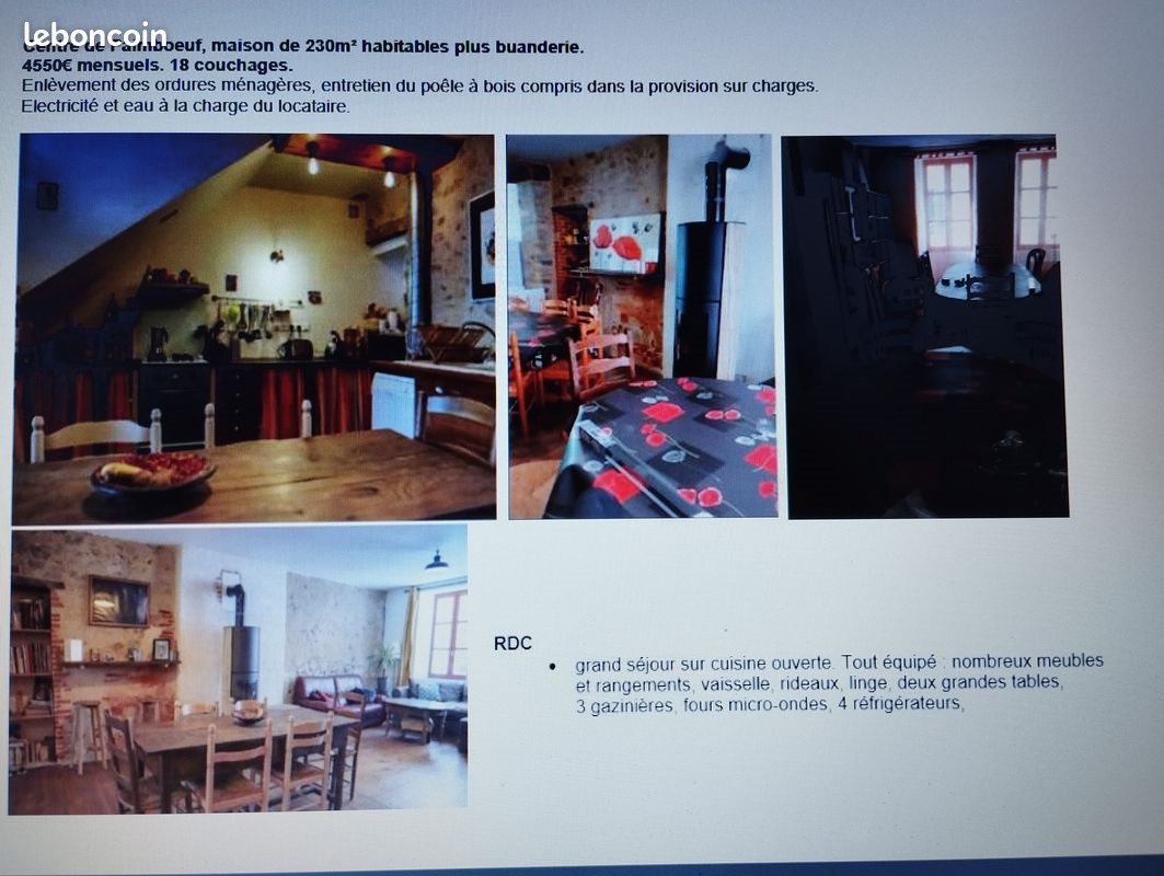 Maison à louer, 230m², Paimboeuf