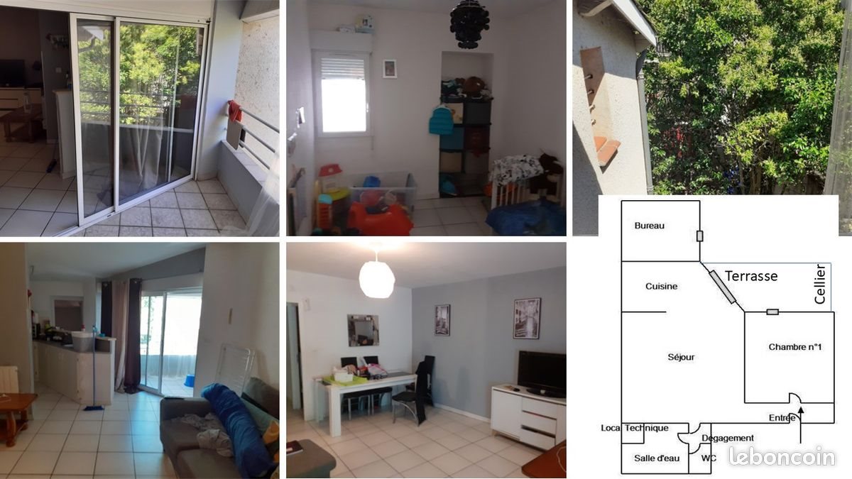 Appartement à louer, 49m², Montauban