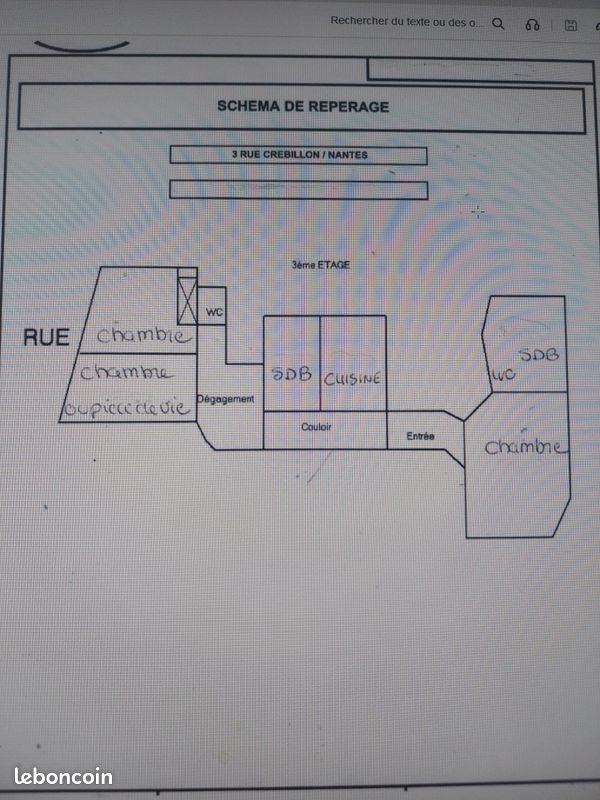 Appartement à louer, 89m², Nantes