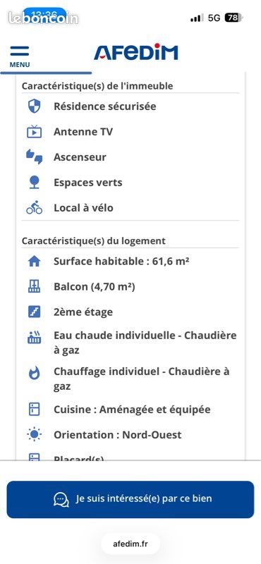Appartement à louer, 61m², Valenciennes