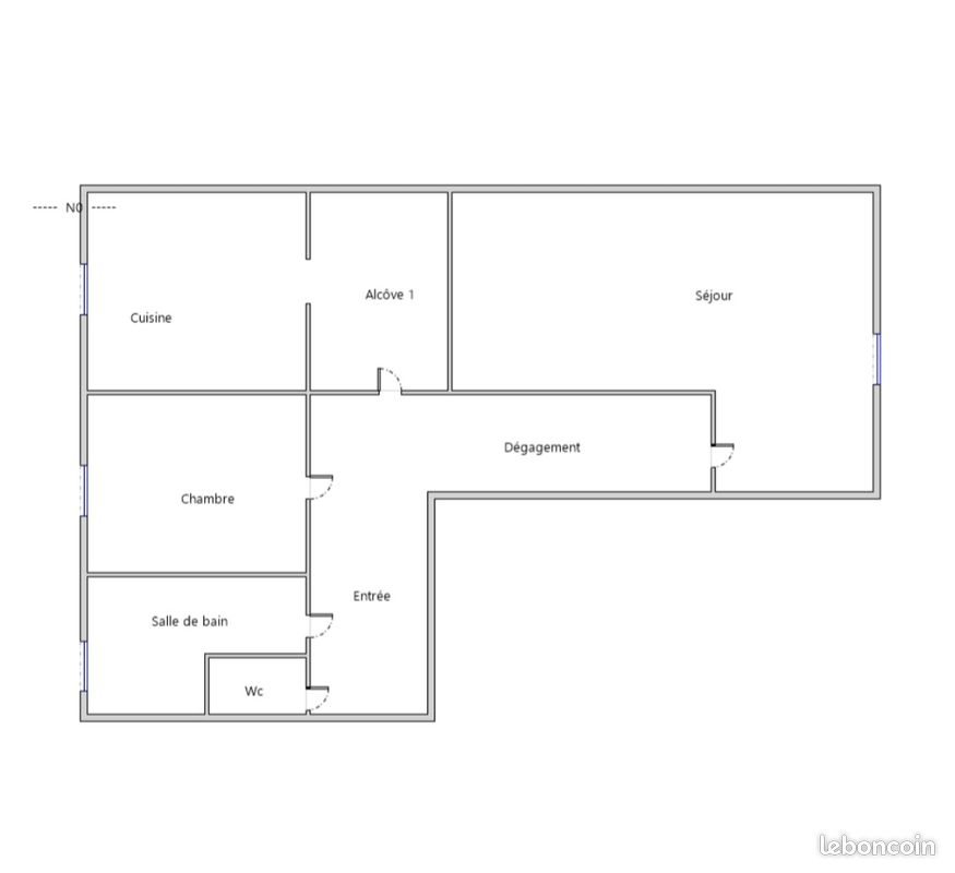 Appartement à louer, 61m², Lyon 3ème