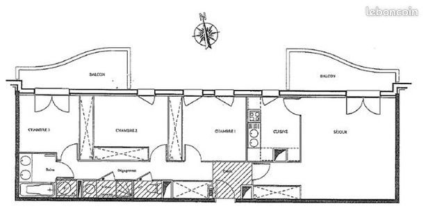 Appartement à vendre, 83m², Albi
