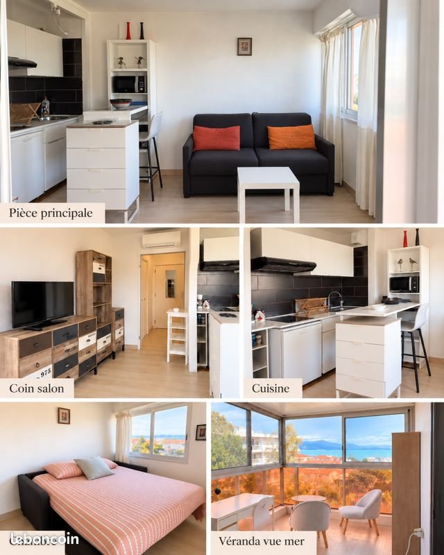 Appartement à louer, 19m², Antibes