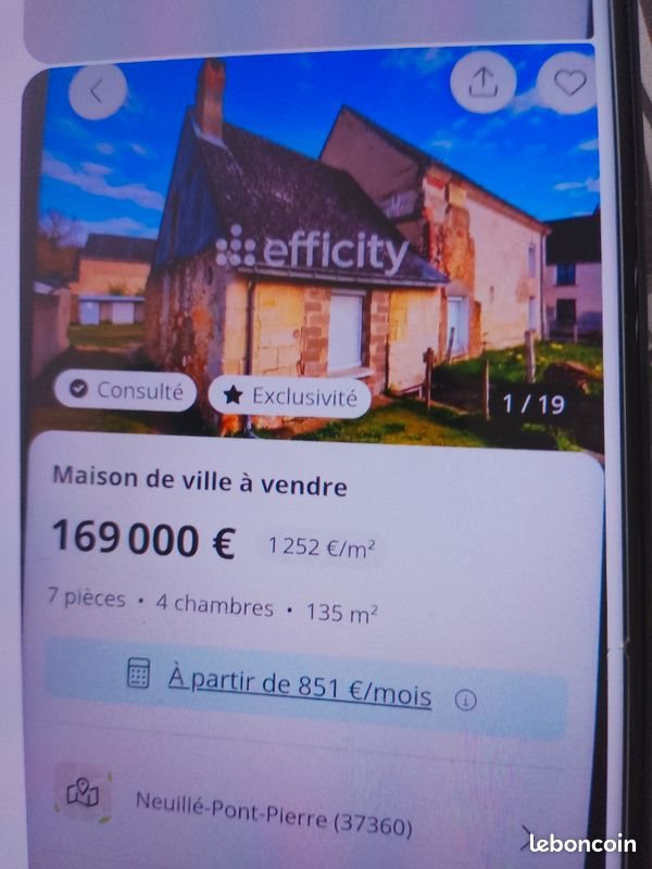 Maison à vendre, 110m², Saint-Christophe-sur-le-Nais