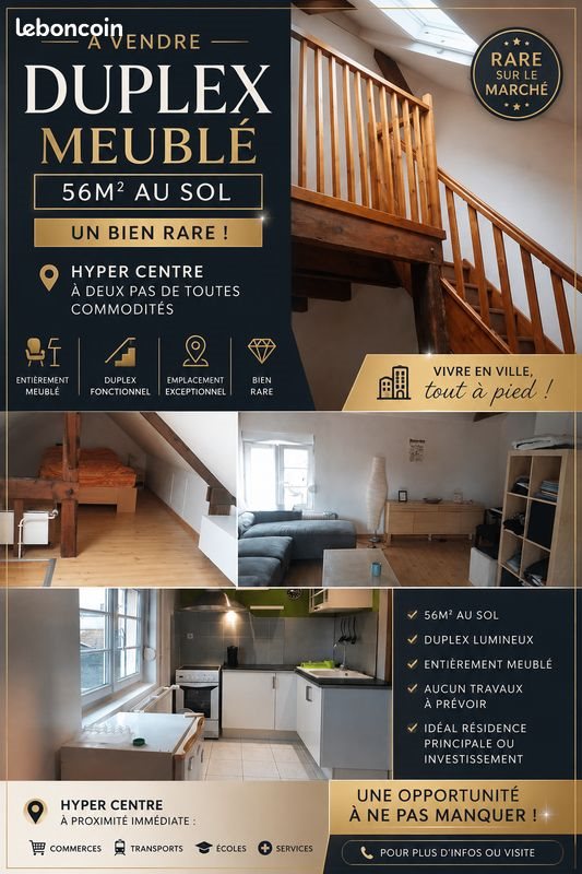 Appartement à vendre, 56m², Châlons-en-Champagne