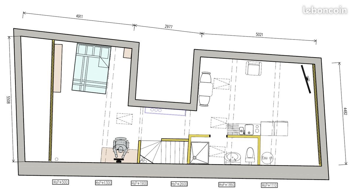 Appartement à louer, 14m², Niort