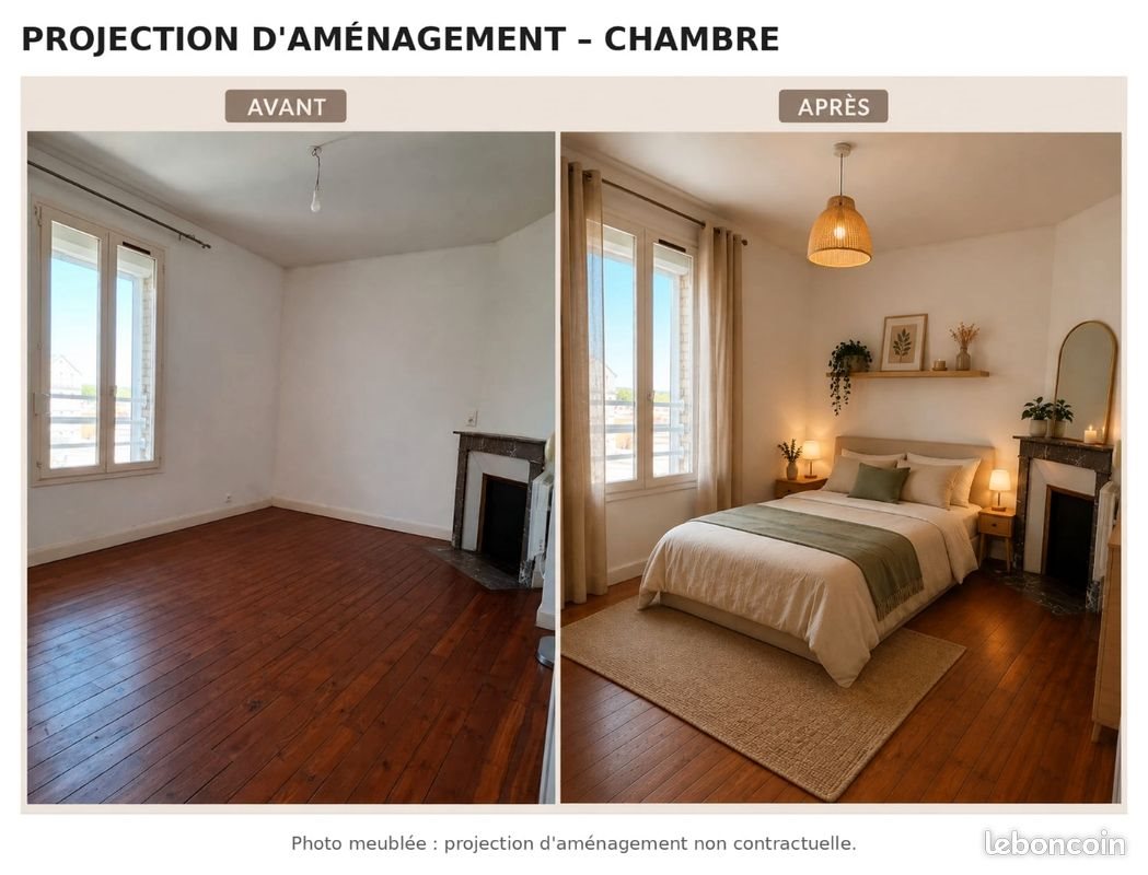 Appartement à louer, 50m², Soissons