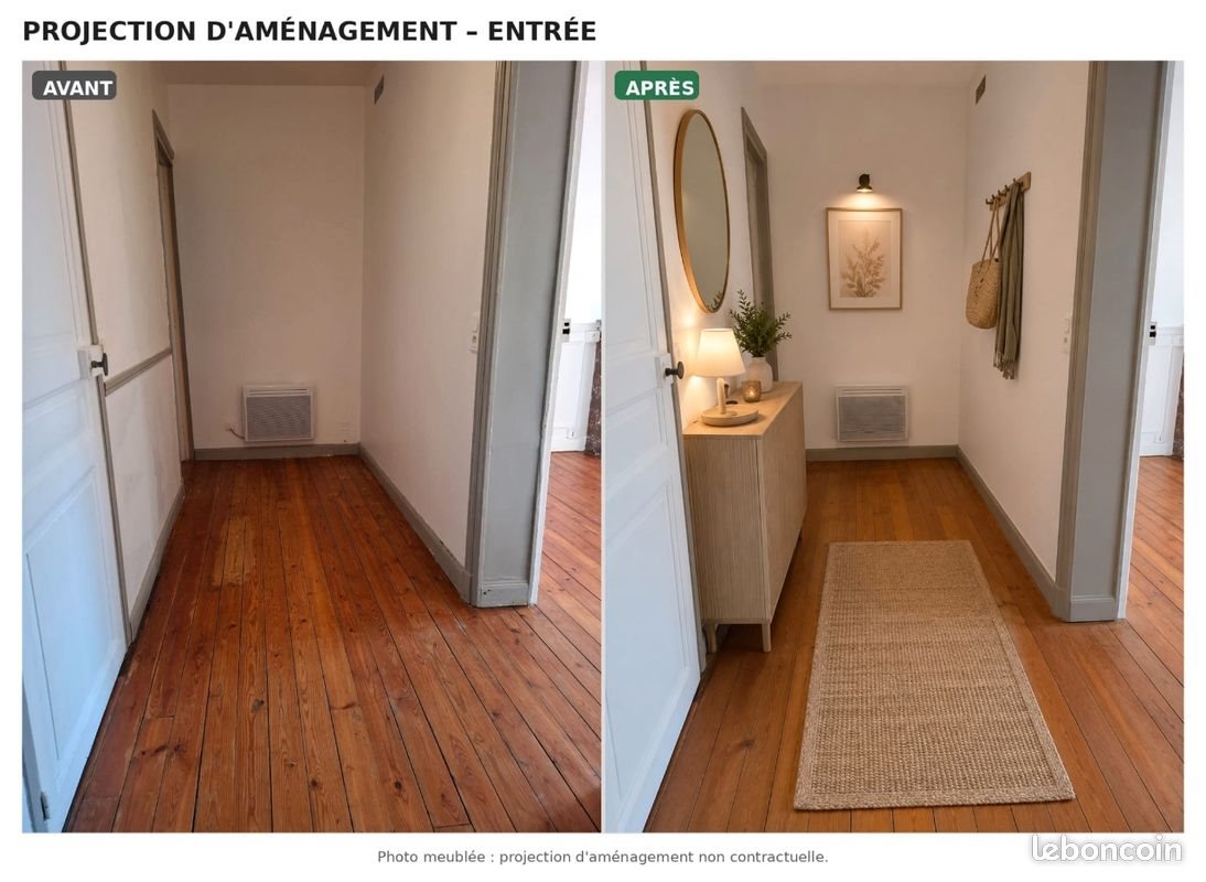 Appartement à louer, 50m², Soissons
