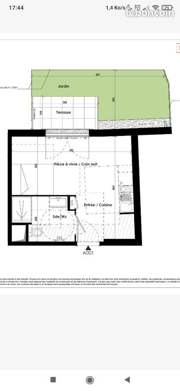 Appartement à vendre, 25m², Roissy-en-Brie
