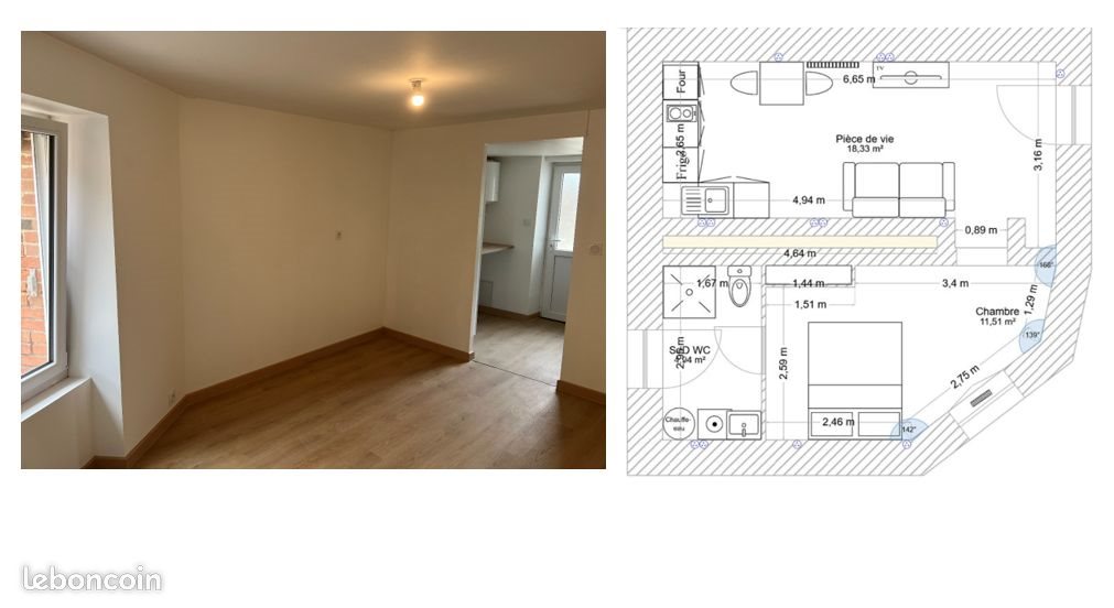 Maison à louer, 35m², Beaulieu-sur-Layon