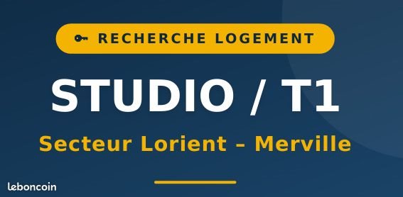 Appartement à louer, 15m², Lorient