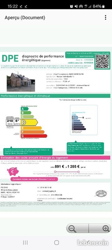 Maison à vendre, 90m², Kerfourn