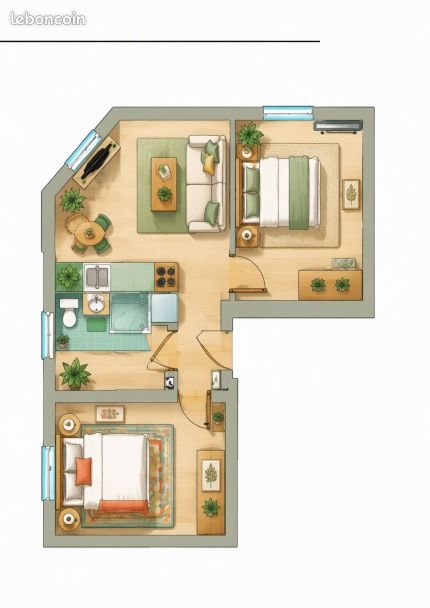 Appartement à vendre, 54m², Pantin