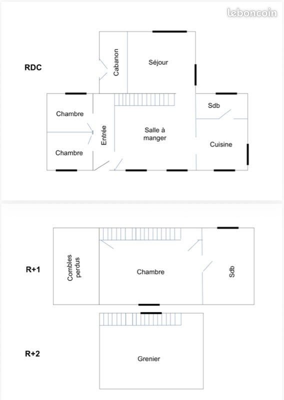 Maison à vendre, 95m², Poses