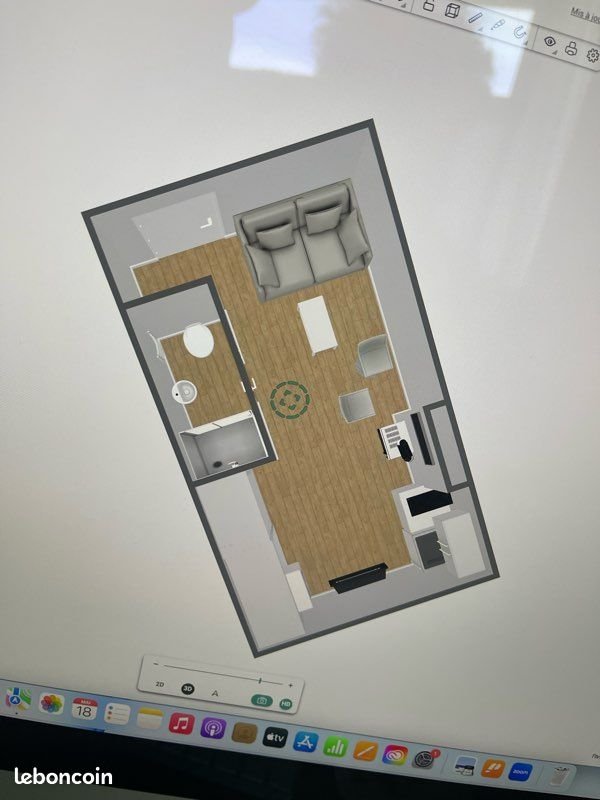 Appartement à louer, 17m², Paris 8ème