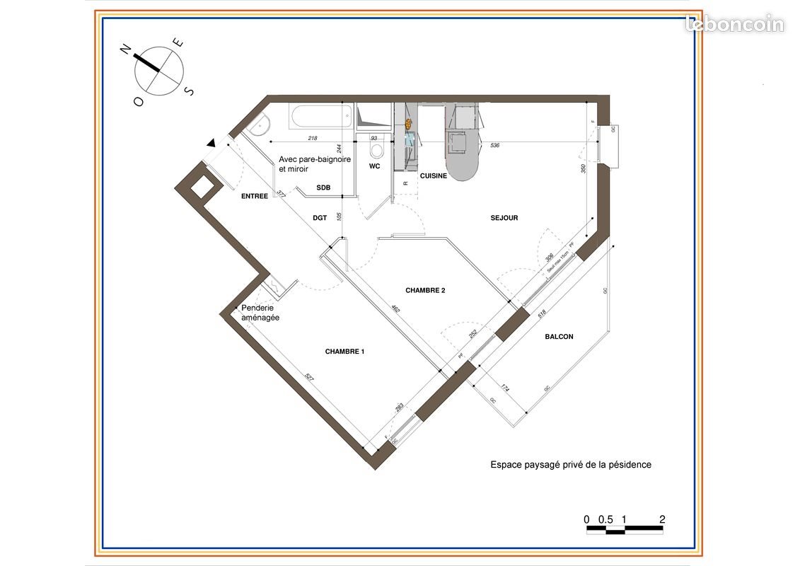Appartement à louer, 62m², Mantes-la-Ville